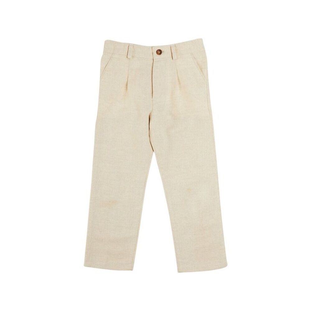 Pepa London Girls  Plain Light Linen Trousers